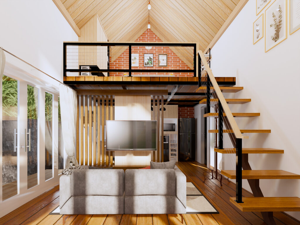 Rumah Minimalis Mezzanine