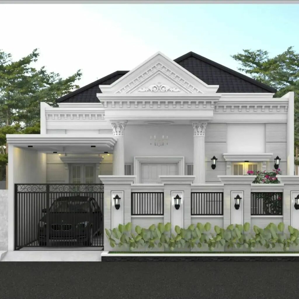 Rumah Minimalis Modern Serba Putih 