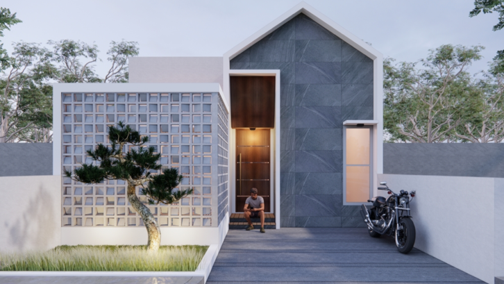 Desain Rumah Minimalis Sederhana Model Scandinavian