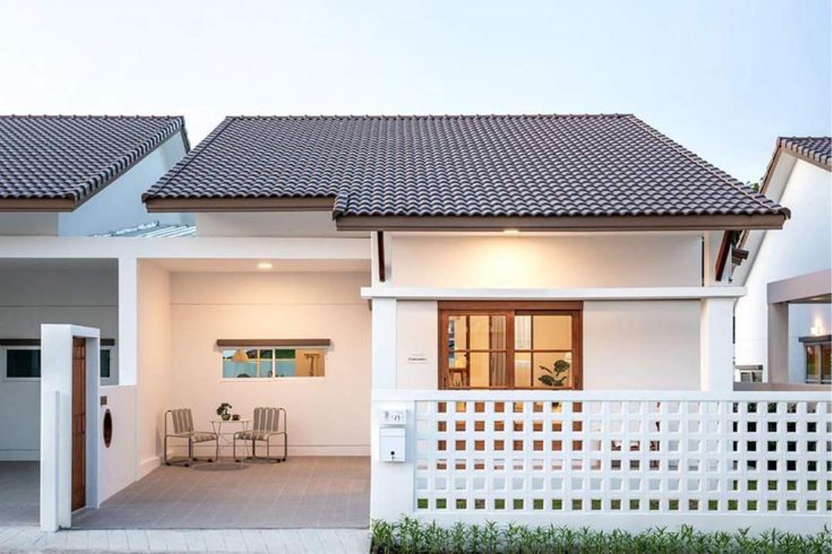 Desain Rumah dengan Dominasi Warna Putih